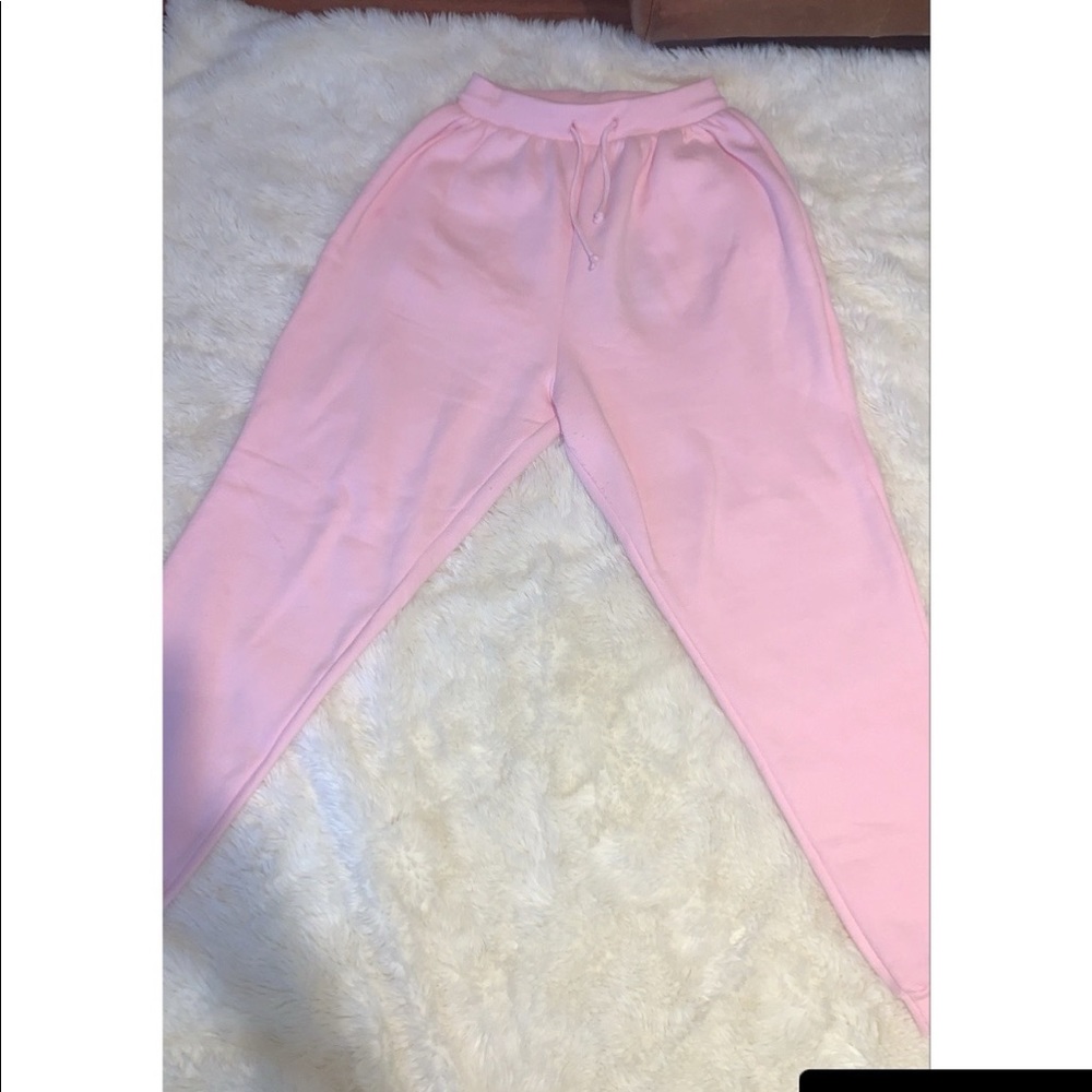 Pink joggers